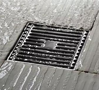 地漏：低平高低差，是否通暢